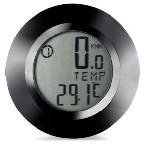Tri-color RGB Wireless Round Self-Propelled Backlight Odometer- USB Charging_0