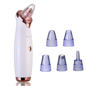 5 Nozzle Facial Blackhead Remover Pore Cleaner- USB Charging_0