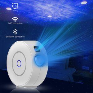 LED Night Light Star Projector Smart WIFI BT Projector- USB Interface_0