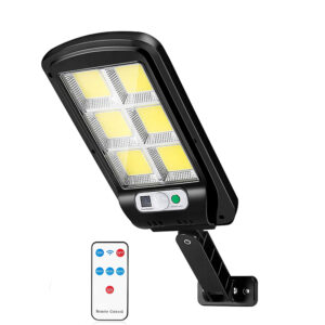 Motion Sensor Garden Wall Outdoor Remote Controlled Solar Lamp_0