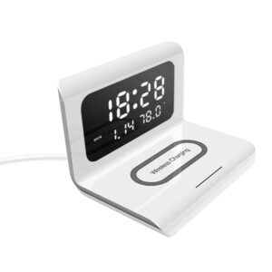 2-in-1 Multifunctional Digital Clock and Fast Charging Wireless Charger_0