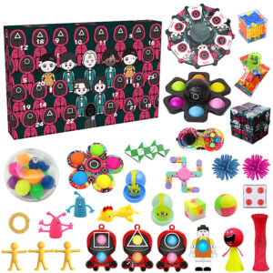Squid Game Themed Fidget Toy Holiday Advent Calendar_0