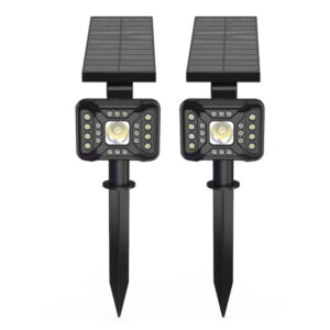 Solar Powered RGB Dual Lighting Mode Holiday Lawn Lights_0