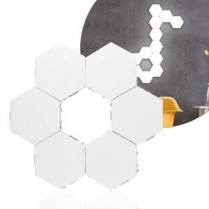Hexagonal LED Wall Lights Geometric Lights APP- USB Plugged in_0
