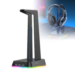 RGB Aluminum Vertical Gaming Headset Display Hanger_0