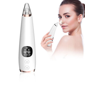 6 Nozzle Electric Acne Pimple Blackhead Remover for Face and Nose Vacuum- USB Charging_0