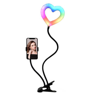 6 inch Gooseneck RGB Heart Shaped Fill Light- USB Powered_0