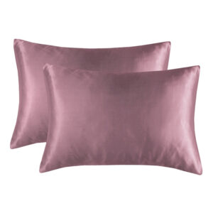 Imitation Satin Pillow Cases Set of 2 in Various Colors_0
